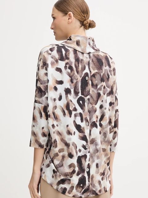 Joseph Ribkoff bluzka damska kolor biały wzorzysta 254033 - zdjęcie produktu nr 2