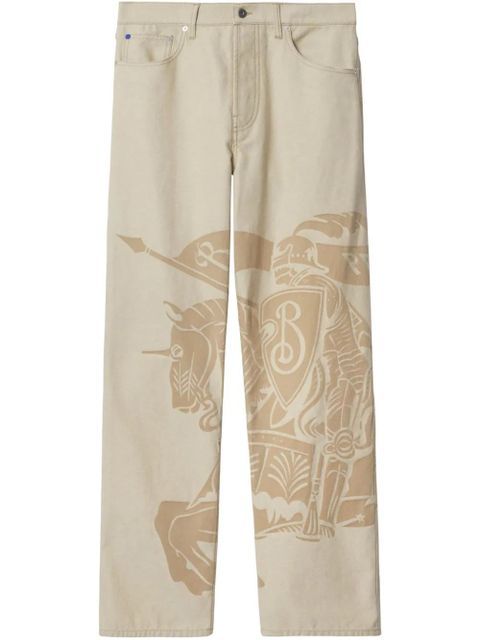 Burberry Equestrian Knight jeans - Neutrals - zdjęcie produktu nr 1