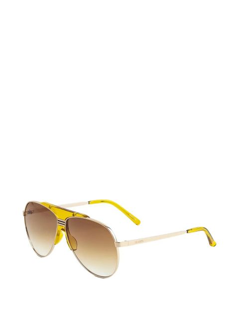 The Attico x Linda Farrow Amelia sunglasses - Yellow - zdjęcie produktu nr 2
