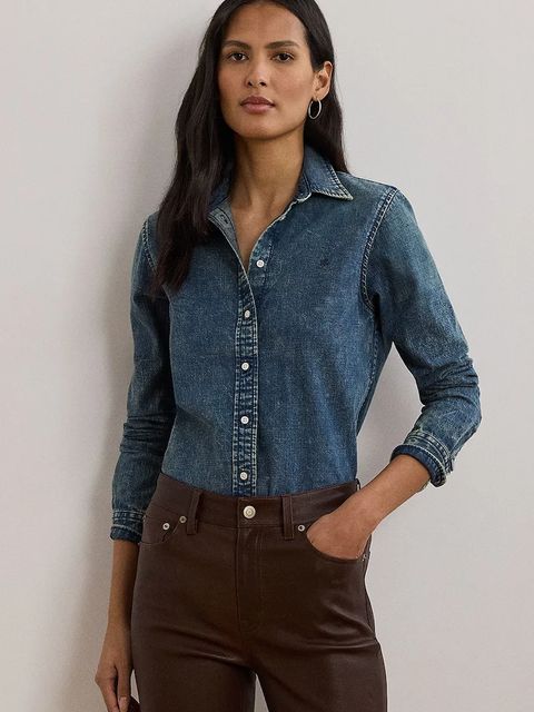 Lauren Ralph Lauren koszula jeansowa - zdjęcie produktu nr 1