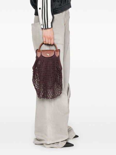 Longchamp large Le Pliage Filet tote bag - Purple