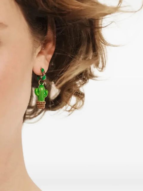 Essentiel Antwerp Snoopy and cactus earrings - White - zdjęcie produktu nr 2