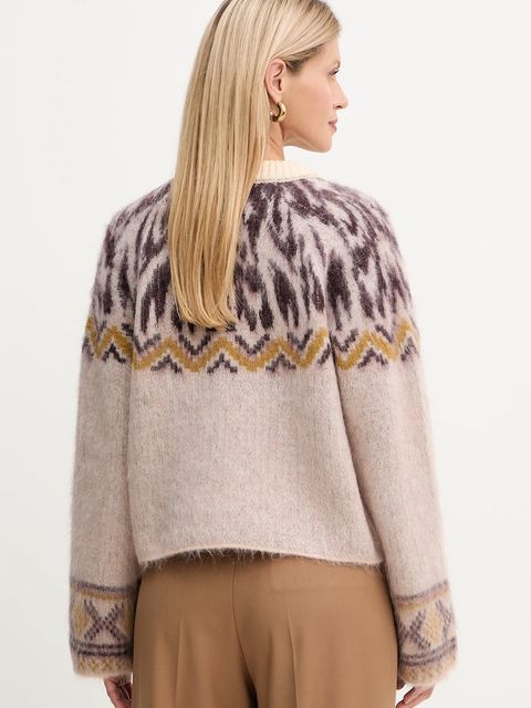 Forte Forte kardigan z dodatkiem wełny damski kolor beżowy 14459.myknit - zdjęcie produktu nr 2