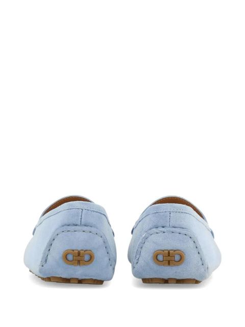 Ferragamo Gancini driver loafer - Blue