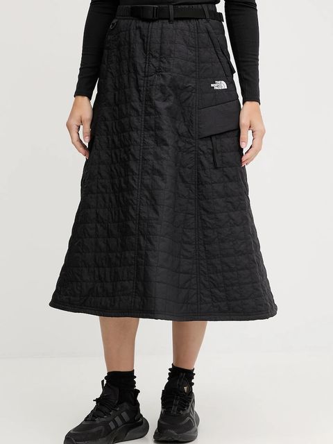 The North Face spódnica Quilted Volume kolor czarny midi rozkloszowana NF0A8E7BJK31 - zdjęcie produktu nr 1