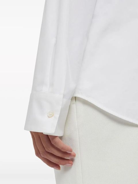 Jil Sander long-sleeve cotton shirt - White