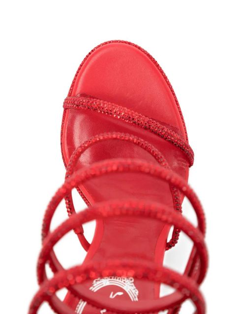 René Caovilla 110mm Supercleo sandals - Red