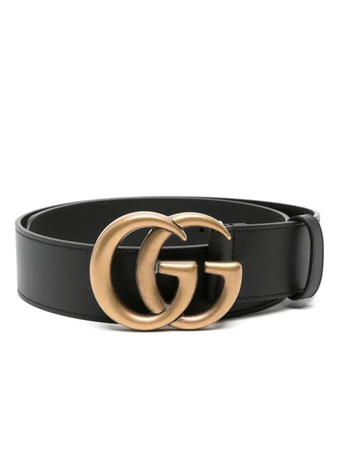 Gucci Double G leather belt - Black - zdjęcie produktu nr 1