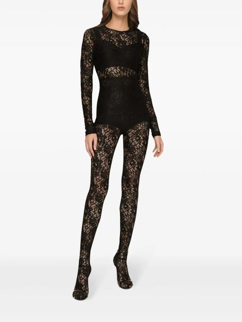 Dolce & Gabbana lace jumpsuit - Black
