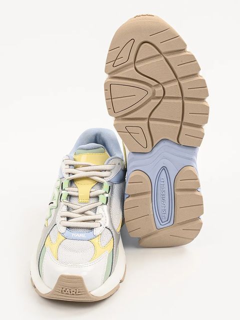 Karl Lagerfeld sneakersy ORION damskie kolor zielony KL65525