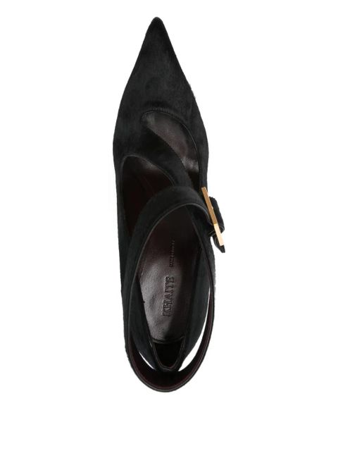 KHAITE buckle heeled pumps - Black