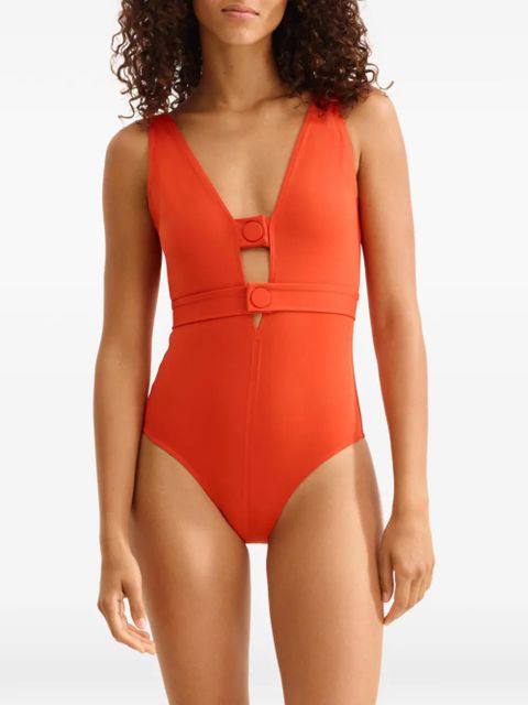 ERES V-neck swimsuit - Orange