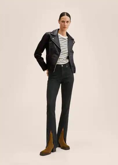 Skórzana kurtka biker