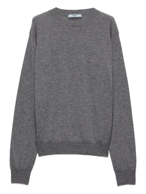 Prada crew-neck sweater - Grey - zdjęcie produktu nr 1
