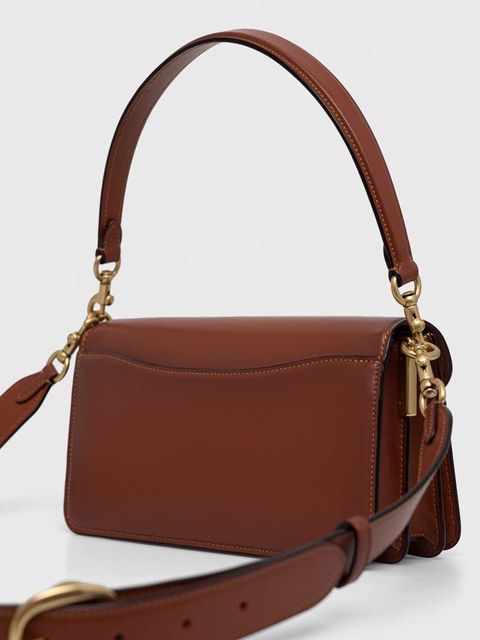 Coach torebka skórzana Tabby 26 kolor brązowy