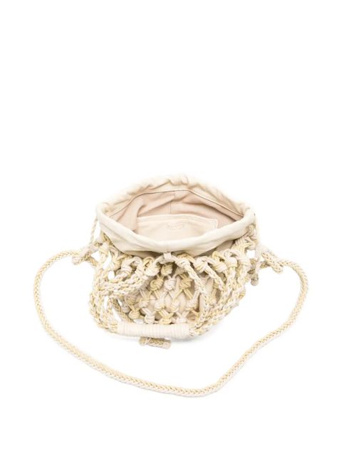 Alysi knot-detail bucket bag - Neutrals