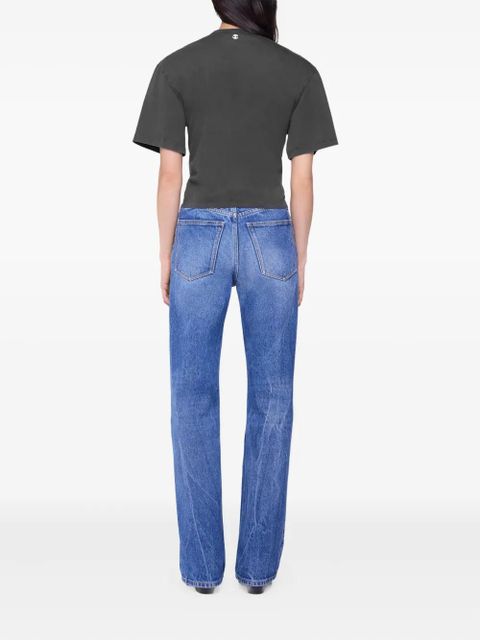 Rabanne graphic-print T-shirt - Grey