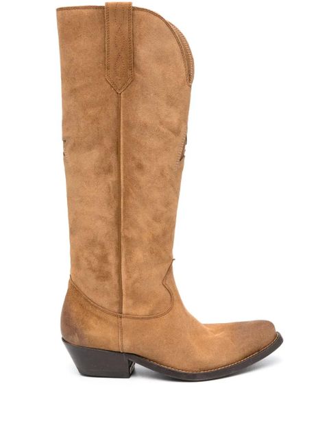 Golden Goose suede Western boots - Brown - zdjęcie produktu nr 1