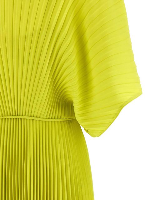 TWINSET short pleated maxi dress - Green