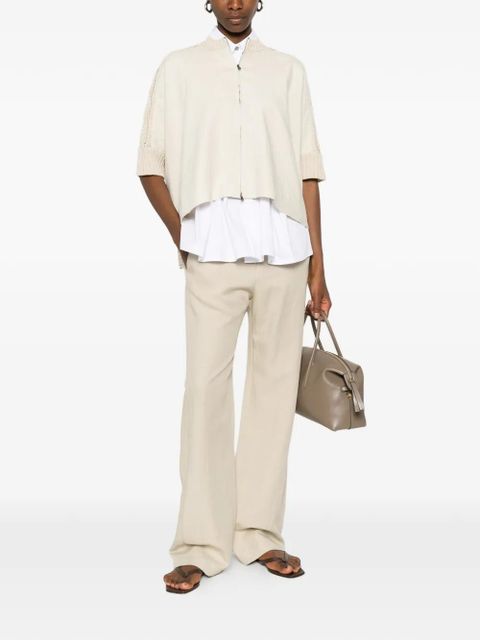 Max Mara Meresia cable-knit zip cardigan - Neutrals - zdjęcie produktu nr 2