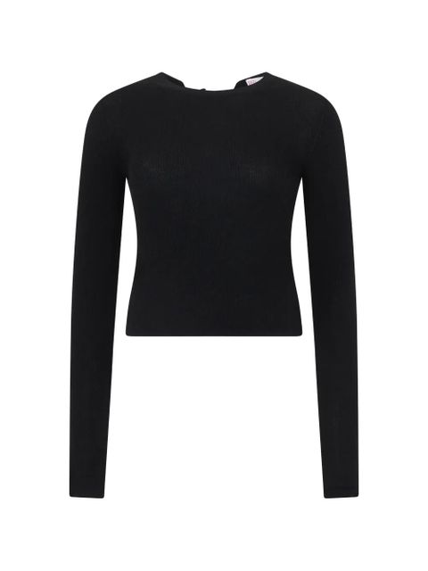 Valentino Garavani bow ribbed knitwear - Black - zdjęcie produktu nr 1