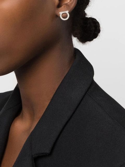 Ferragamo embellished Gancini earrings - Silver - zdjęcie produktu nr 2