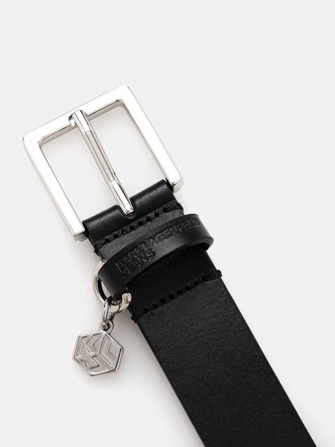 Karl Lagerfeld Jeans pasek skórzany - zdjęcie produktu nr 1