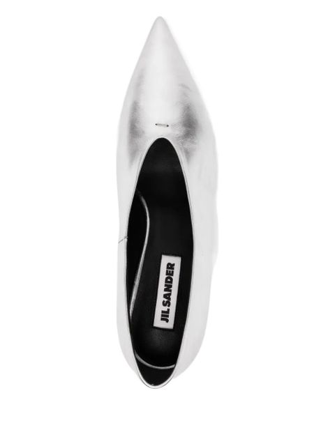 Jil Sander 40mm leather pumps - Grey