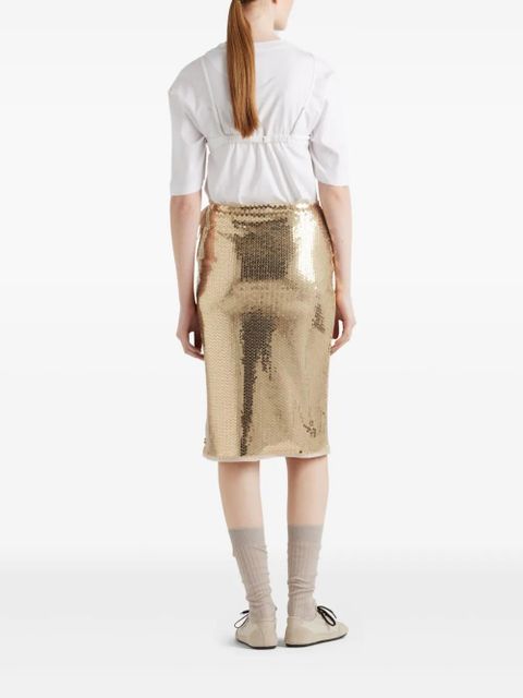 Prada sequinned skirt - Gold - zdjęcie produktu nr 2
