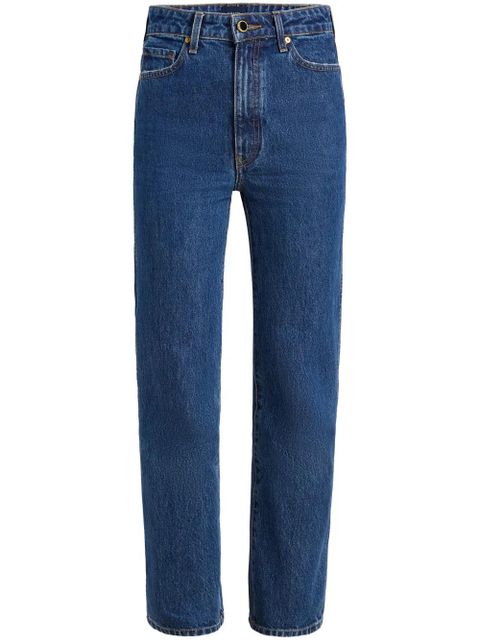 KHAITE The Abigail straight-leg jeans - Blue - zdjęcie produktu nr 1