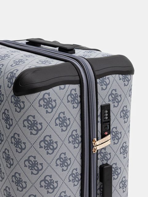 Guess walizka BERTA kolor niebieski TWOB86 88988