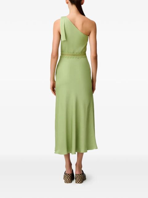 Claudie Pierlot lace one-shoulder dress - Green