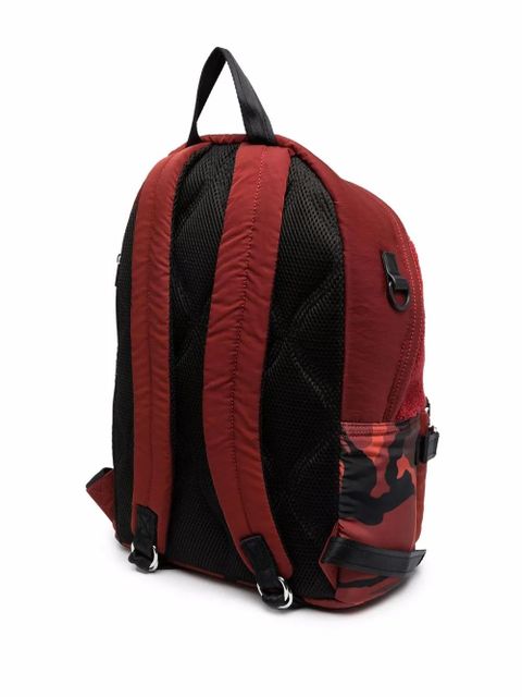 Diesel logo-patch panelled backpack - Red - zdjęcie produktu nr 2