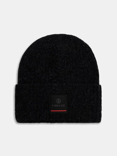 Levi's czapka z dodatkiem wełny TUANA kolor czarny 94569302 - zdjęcie produktu nr 1