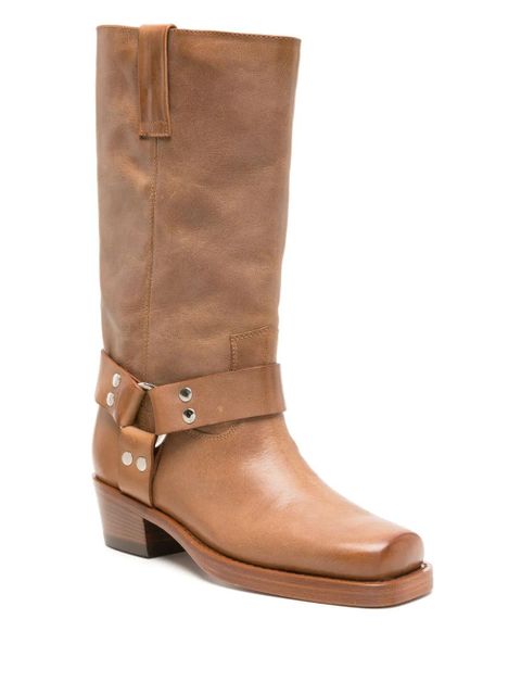 Paris Texas Roxy 50mm leather boots - Brown