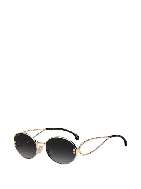 ETRO flower detail oval-frame sunglasses - Gold - zdjęcie produktu nr 2