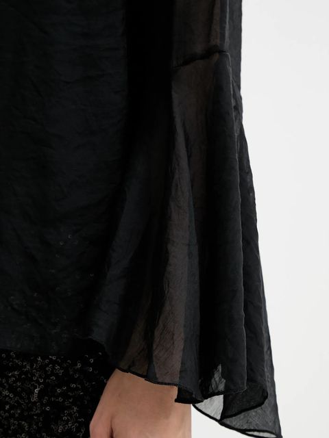 Answear.LAB bluzka damska kolor czarny gładka