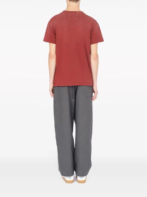Maison Margiela logo-print cotton T-shirt - Red