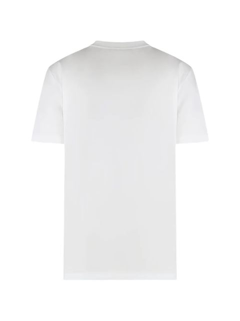 Prada triangle-logo plaque T-shirt - White - zdjęcie produktu nr 2