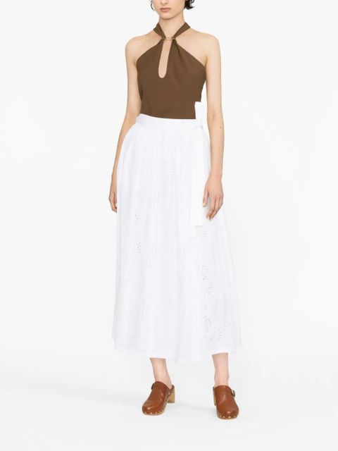 Chloé x ERES Paloma broderie-anglaise skirt - White