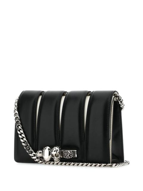 Alexander McQueen Slash studded chain-link bag - Black