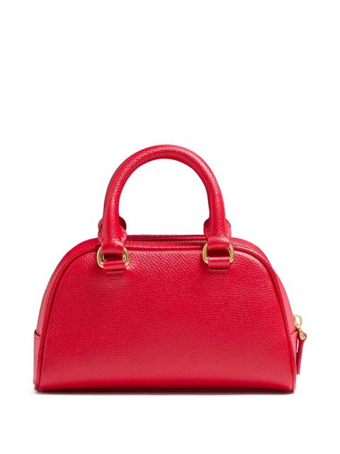 Valentino Garavani mini Bowling V-logo signature tote bag - Red - zdjęcie produktu nr 2