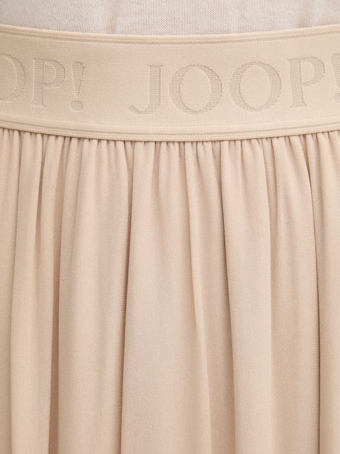 Joop! spódnica kolor beżowy maxi rozkloszowana 30047649