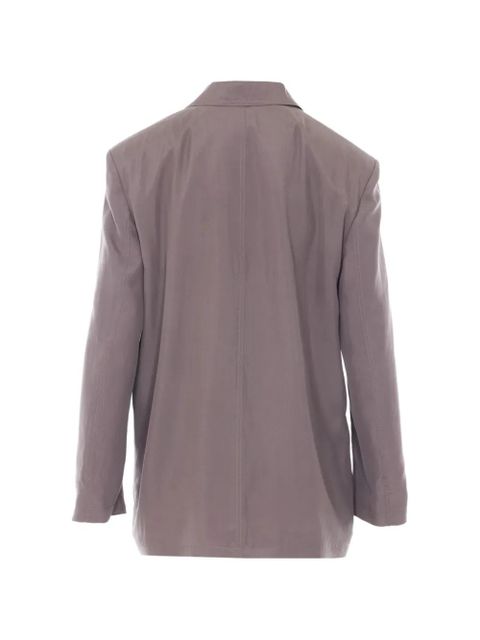 Saint Laurent button-fastening silk jacket - Brown - zdjęcie produktu nr 2