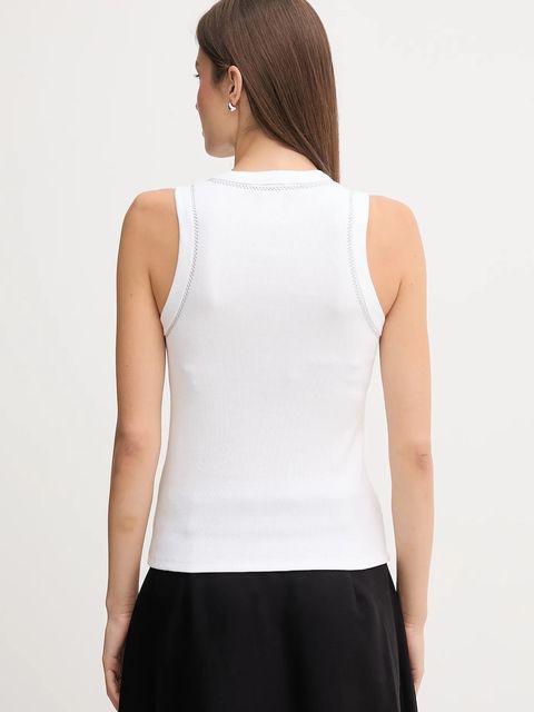 Dkny top kolor biały DJ5T1380 - zdjęcie produktu nr 2