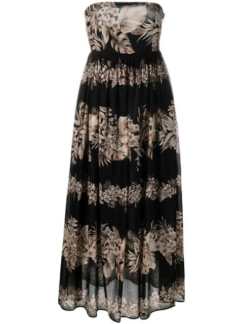TWINSET floral-print maxi dress - Black - zdjęcie produktu nr 1