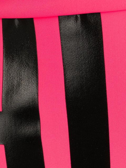 Moschino logo print bikini bottom - Pink