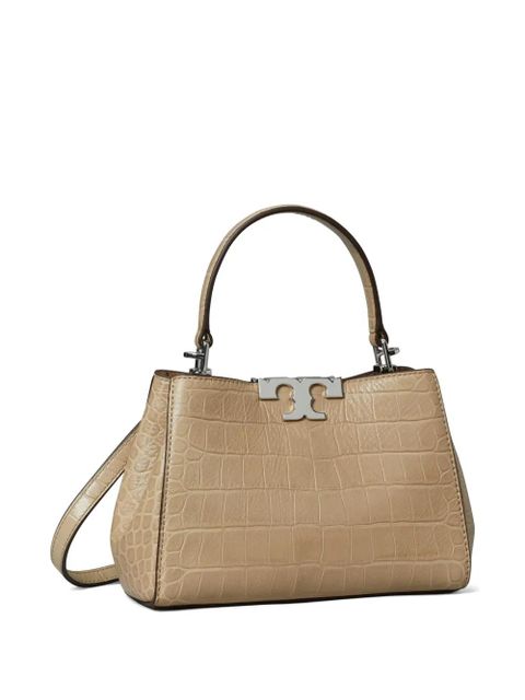 Tory Burch mini Eleanor croc-embossed satchel - Neutrals
