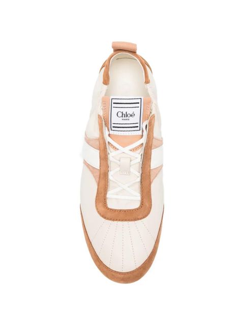 Chloé Kick logo-engraved sneakers - Neutrals - zdjęcie produktu nr 2