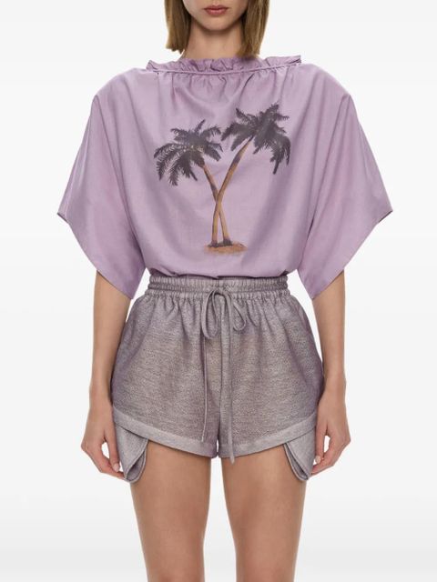 Christopher Esber Archie Runner shorts - Purple